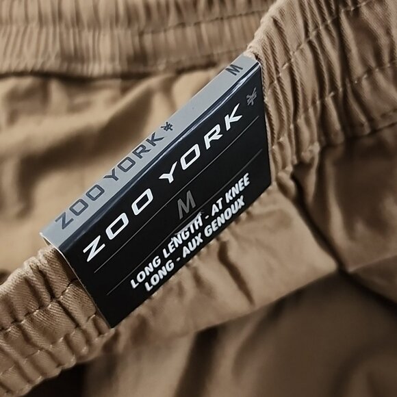Zoo York Men's Knee Length Cotton Shorts Dark Tan Stretch Size Medium - Picture 8 of 13